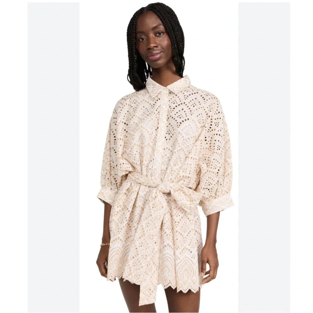 Sundress Lace Shirt Dress - Picture 4 of 11